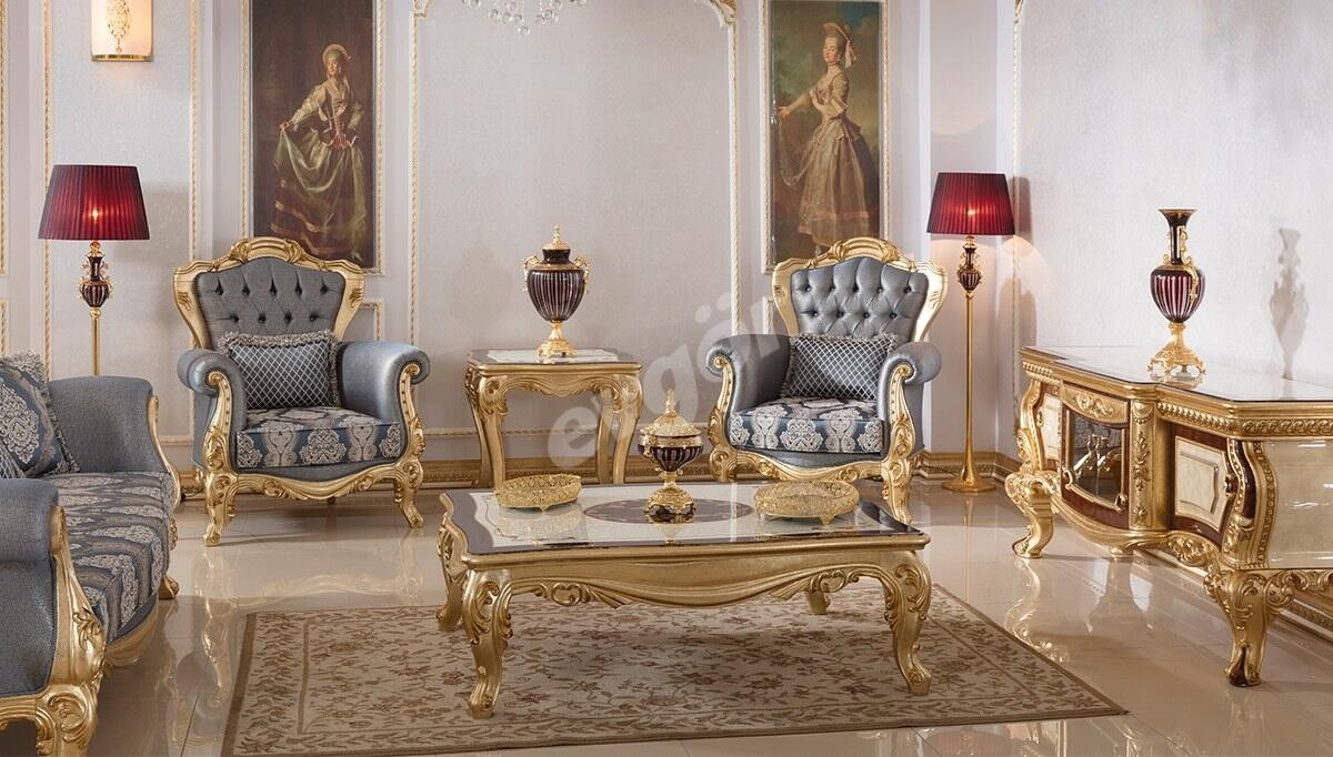 Nevora Classic Sofa Set - 5