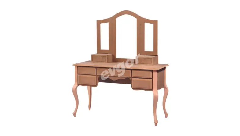 Niran Wooden Makeup Desk - 1