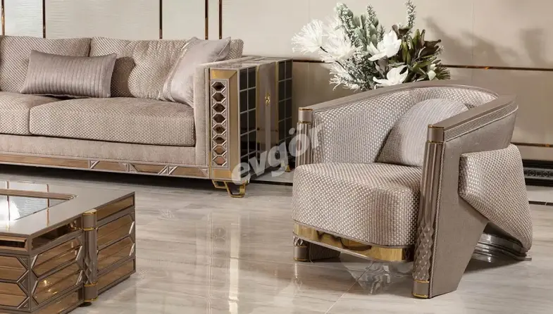 Orinda Luxury Sofa Set - 4