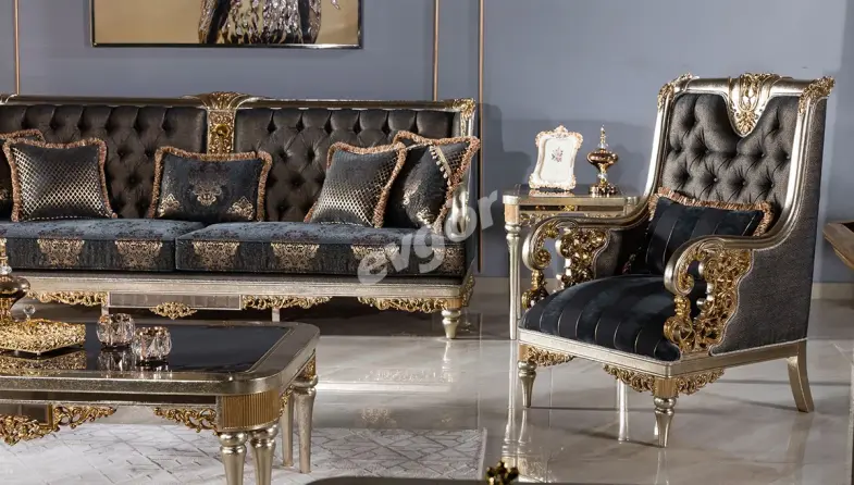 Paris Luxury Sofa Set - 4