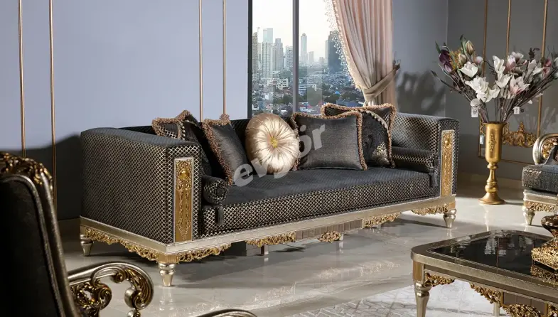 Paris Luxury Sofa Set - 2