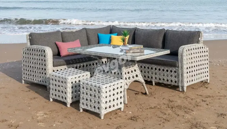 Peyton Corner Outdoor Furniture Set - 1