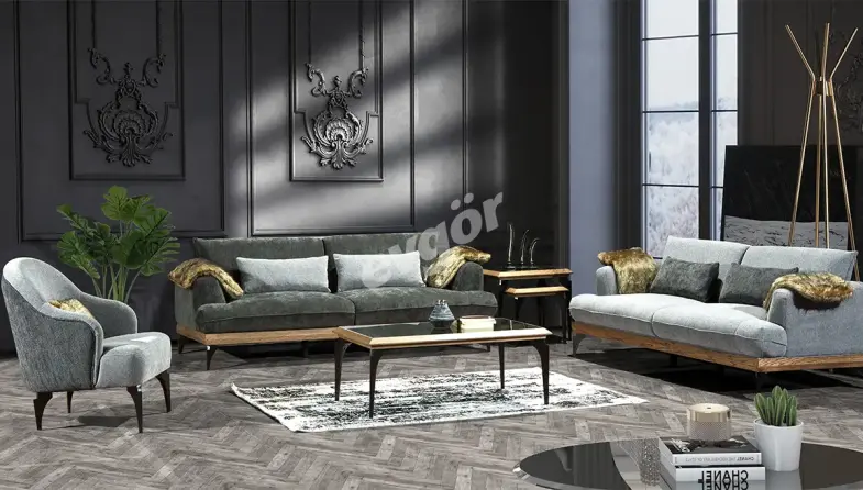 Pirate Modern Sofa Set - 1