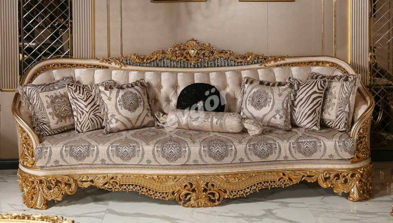 Prenses Classic Sofa Set - 3