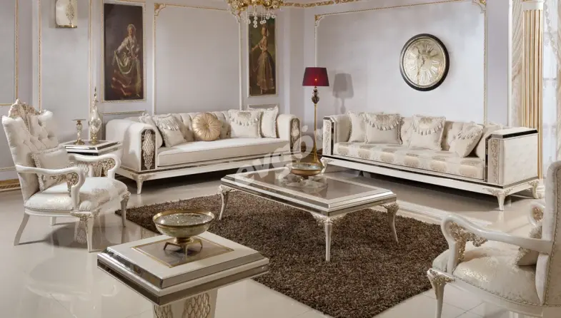 Rabesa Classic Sofa Set | Evgor Furniture