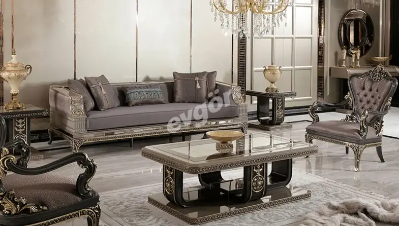 Rabio Art Deco Sofa Set - 4