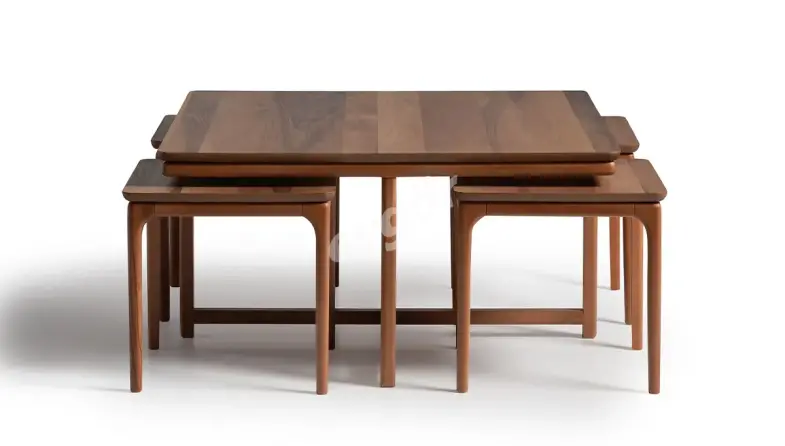 Riona Walnut Center Table - 2