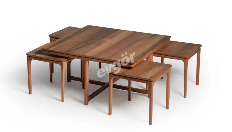 Riona Walnut Center Table - 1