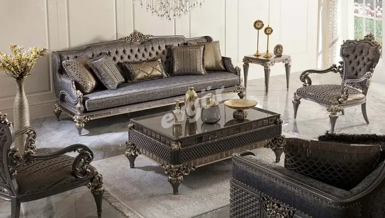 Rivesa Art Deco Sofa Set - 2