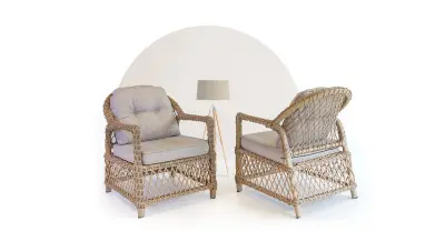 Rivoli Rattan Tekli