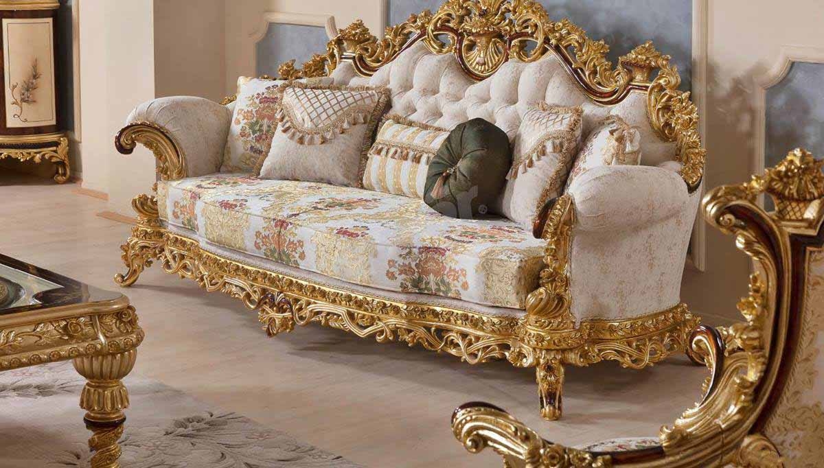 Semerkant Classic Sofa Set - 2