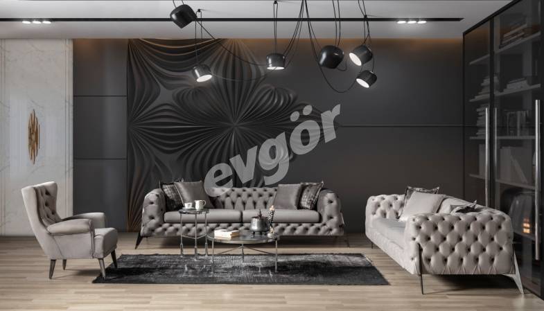 Sepura Metal Sofa Set - 1