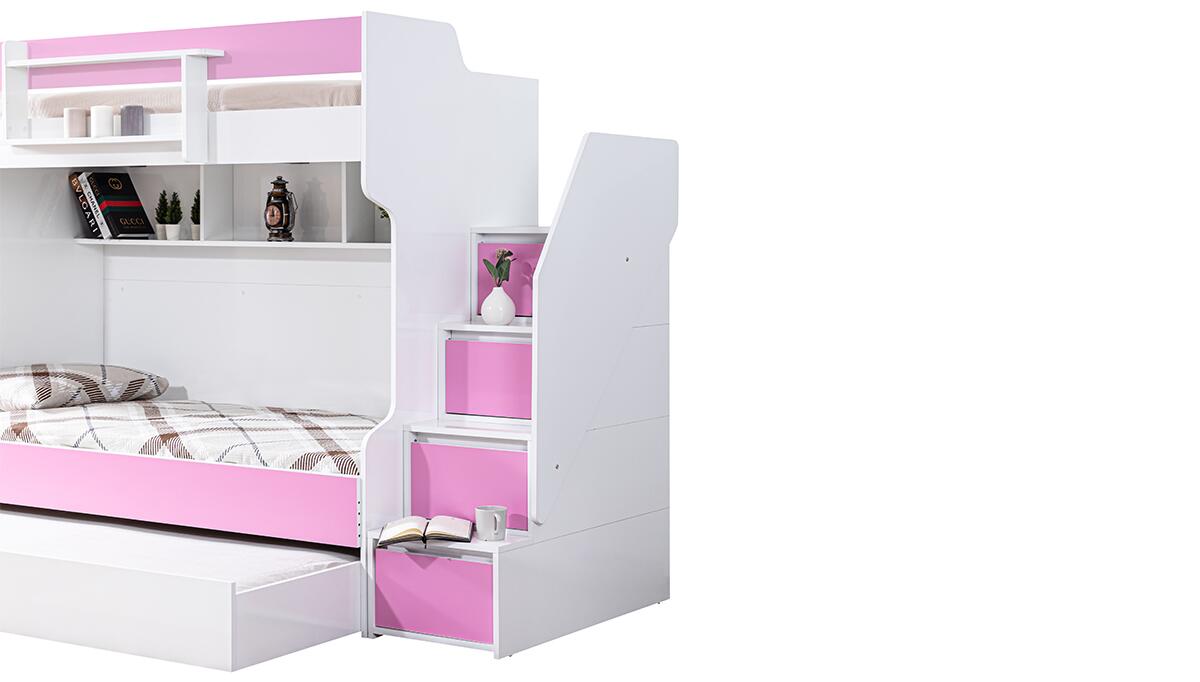 Serna Yavrulu Pink Bunk - 5