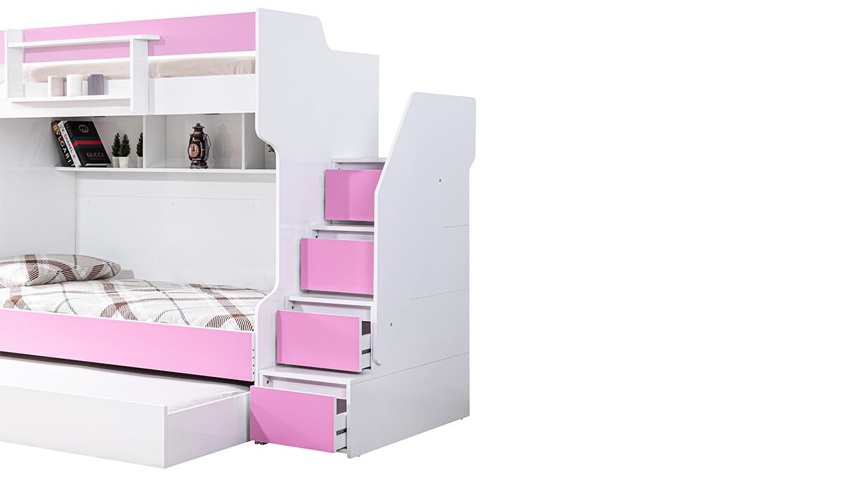 Serna Yavrulu Pink Bunk - 7