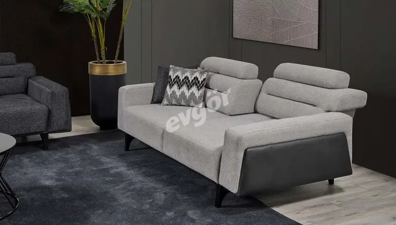 Sorti Anthracite Sofa Set - 3