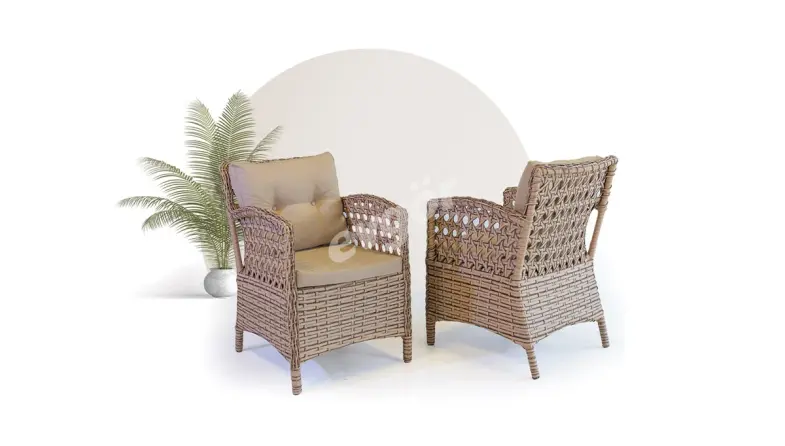 Tac Outdoor Furniture Set - 3