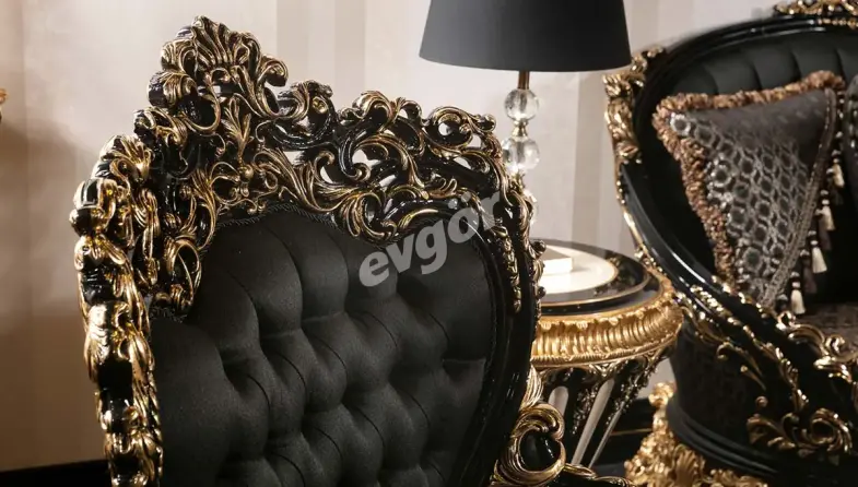 Tandiya Black Sofa Set - 4