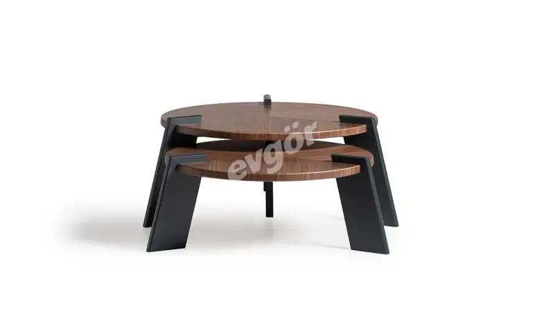 Tedy Walnut Center Table - 3