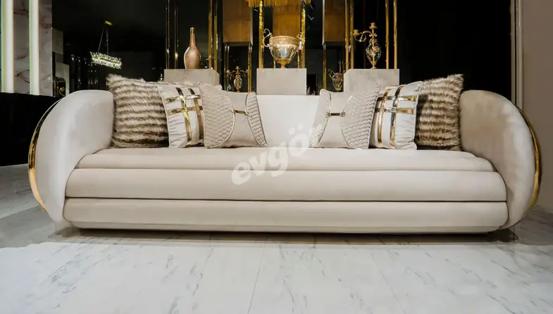 Troya Luxury Sofa Set - 3