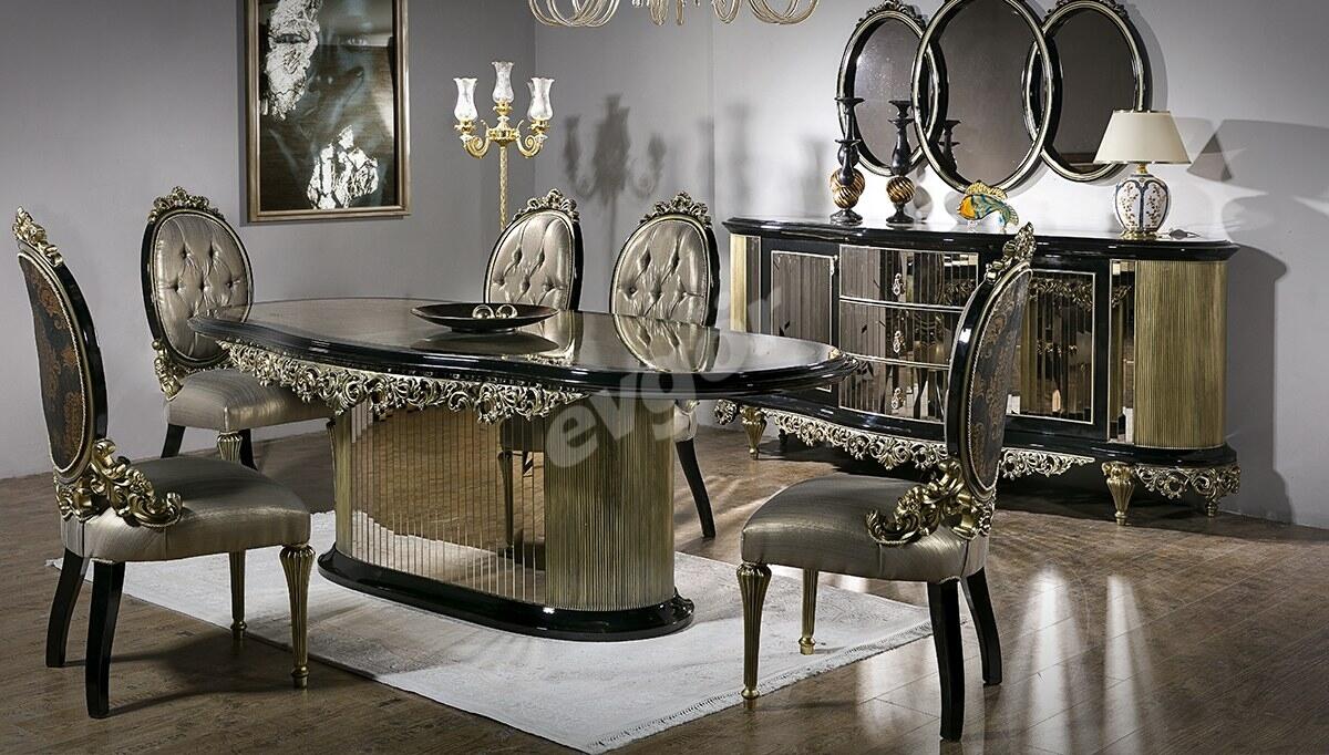 Tugra Luxury Dinin Room | Evgor Furniture