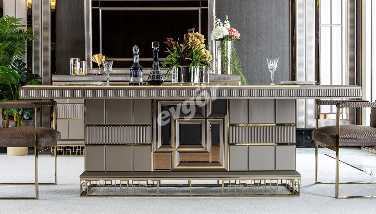 Versace Metal Dining Room - 6