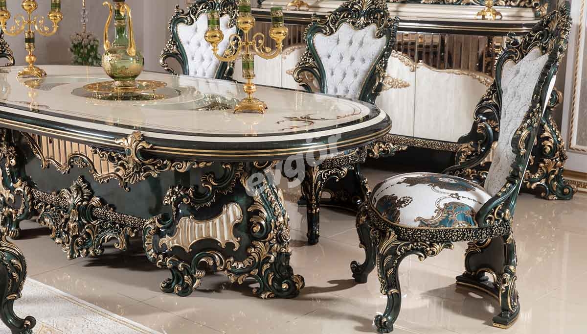 Viyola Yesil Classic Dining Room - 3