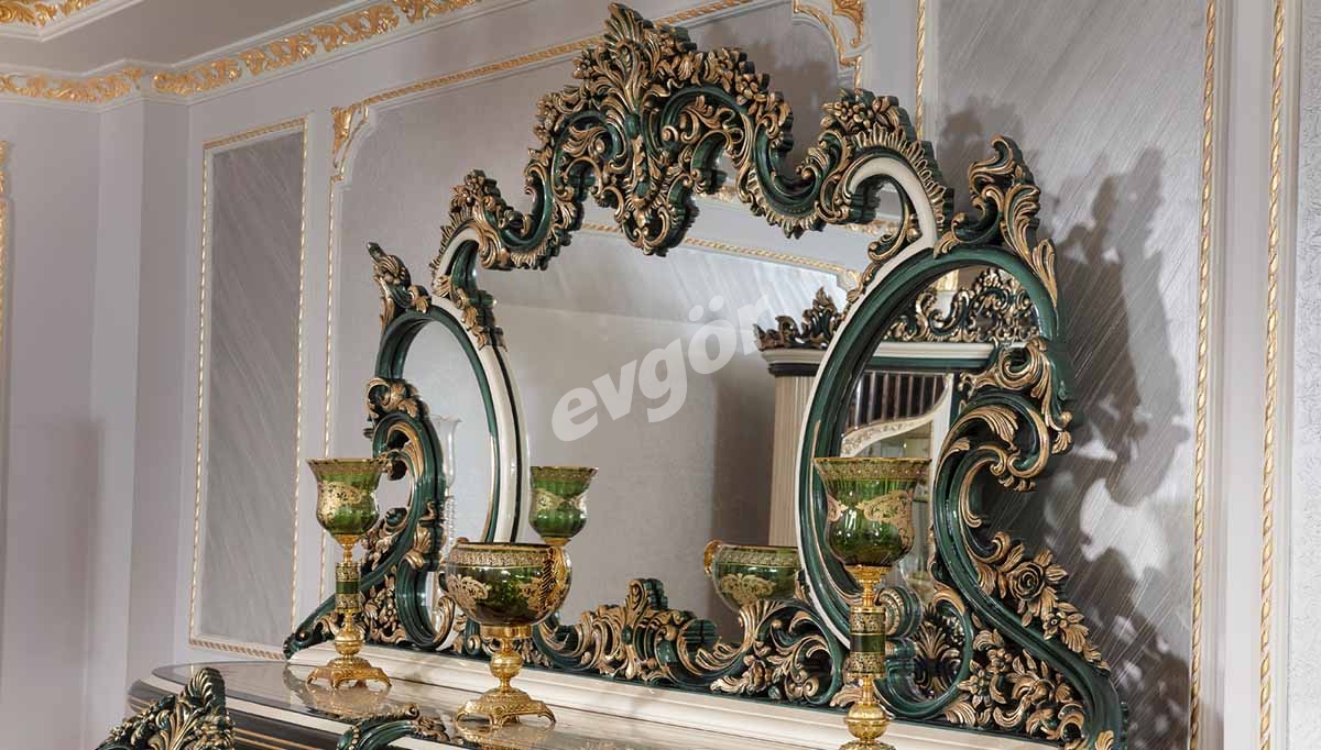 Viyola Yesil Classic Dining Room - 9