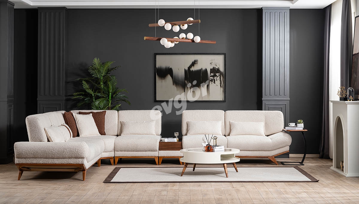 Viyona Modern Corner Sets | Evgor Furniture