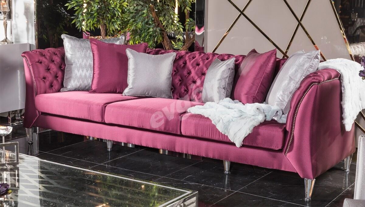 Vortena Lake Metal Sofa Set - 6