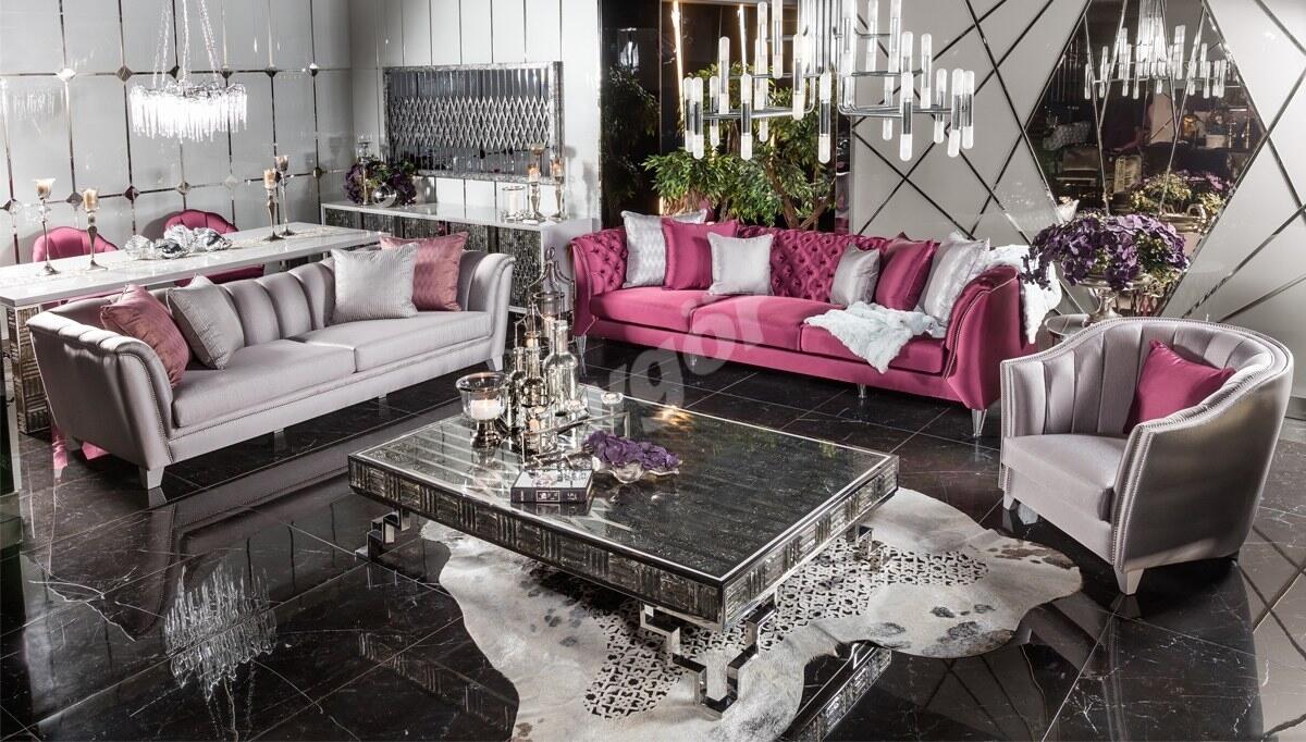 Vortena Lake Metal Sofa Set - 1