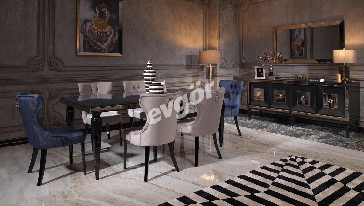 Watson Parlak Black Dining Room - 1